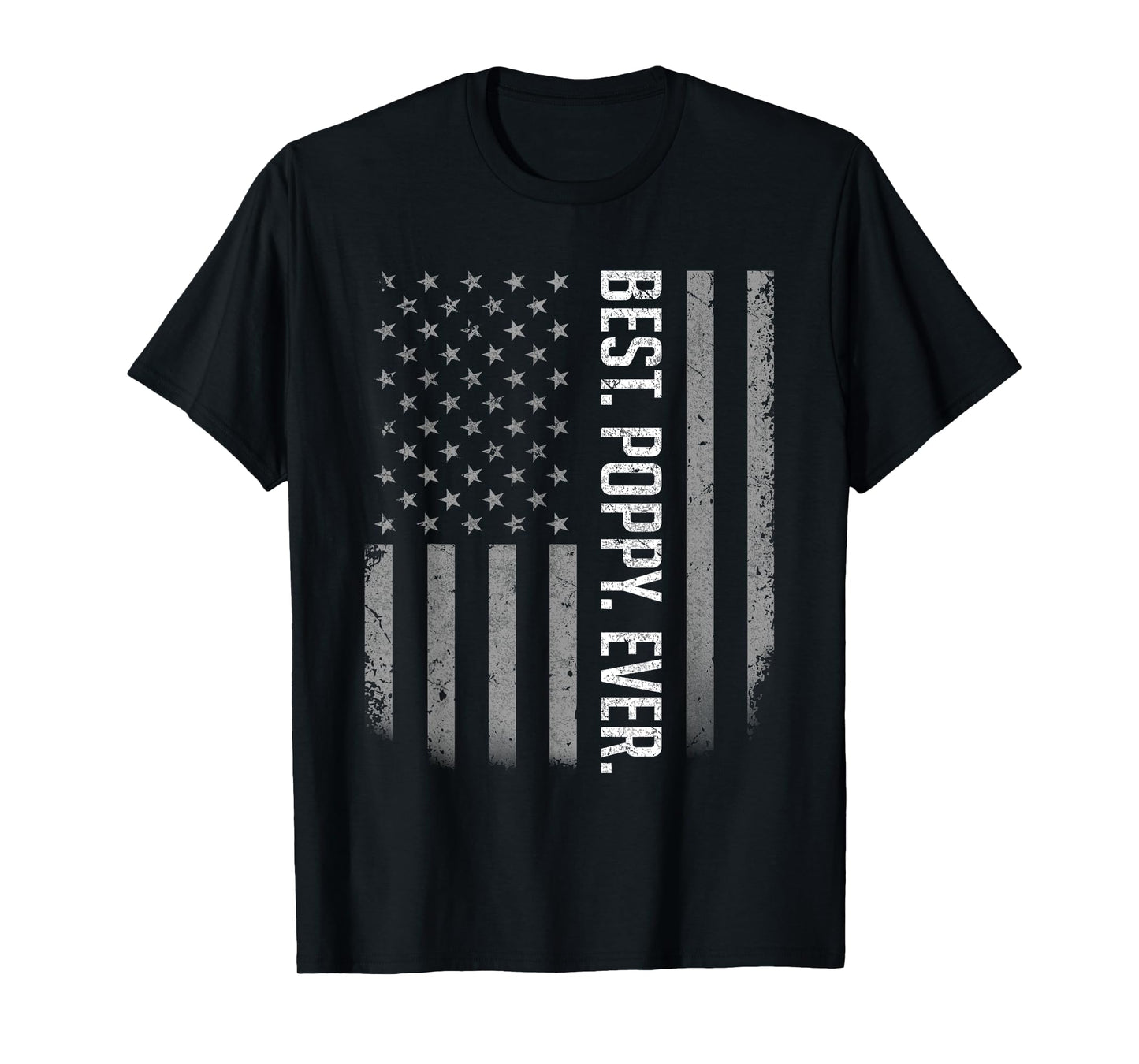 Best Poppy Ever US American Flag Shirt Gift For Father's Day T-Shirt for Men