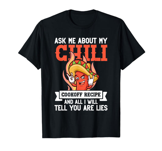 Chili Cookoff Apron Chili Cookoff Champion Chili Cook Off T-Shirt