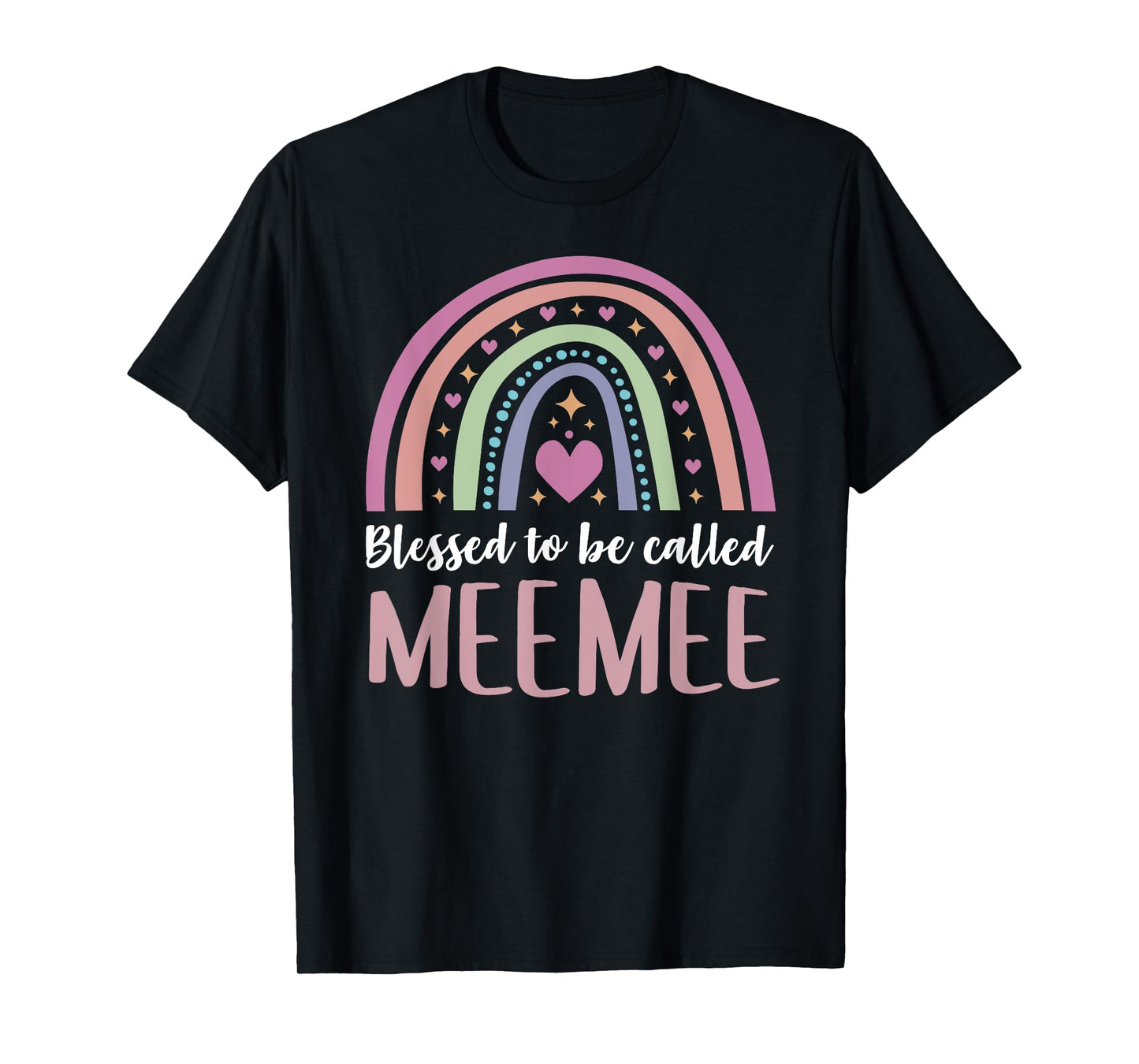 MeeMee Tee Shirt Grandma Women Mothers Day Blessed MeeMee T-Shirt