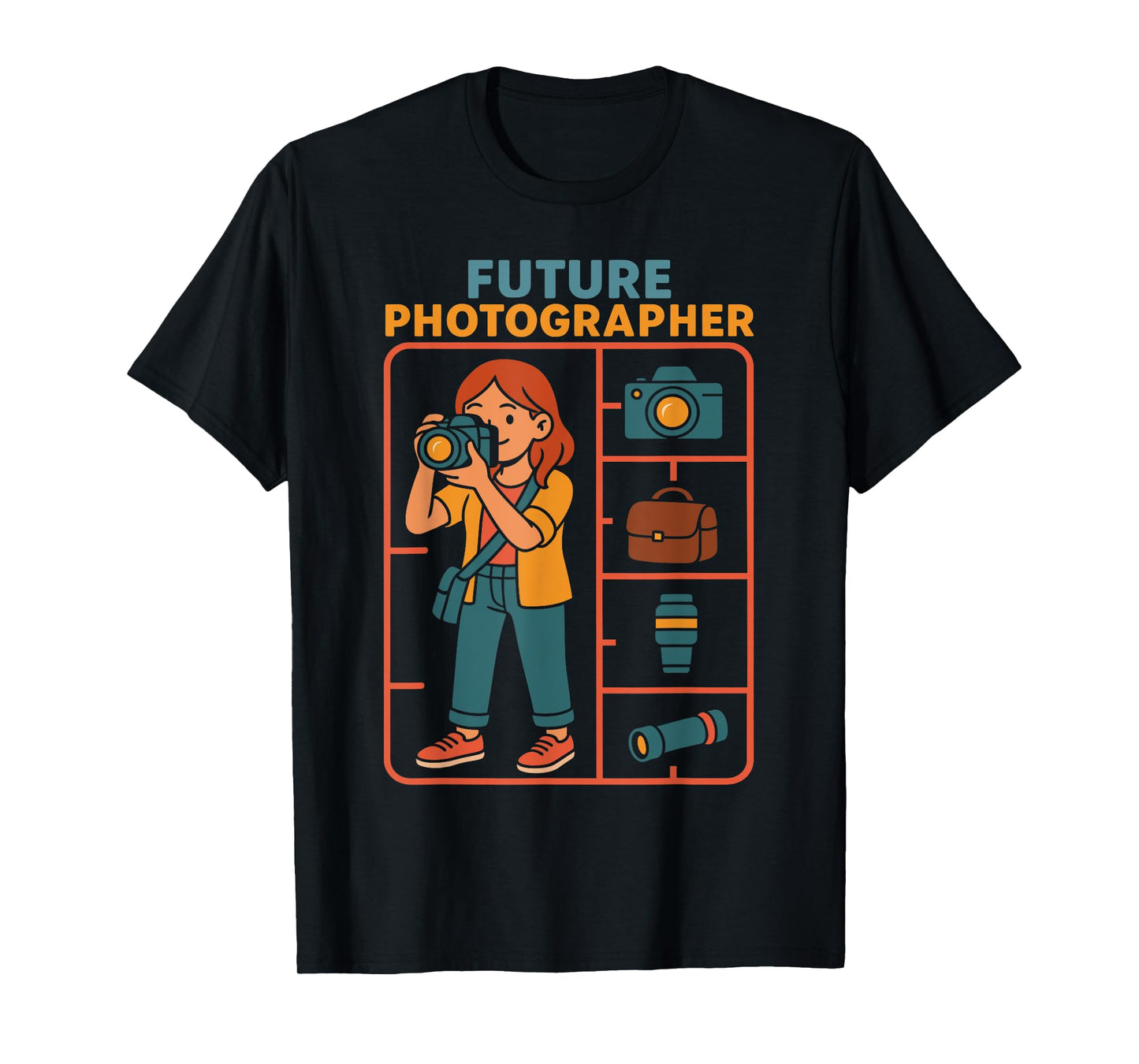 Future Photographer Costume Kit for Kids Youth T-Shirt