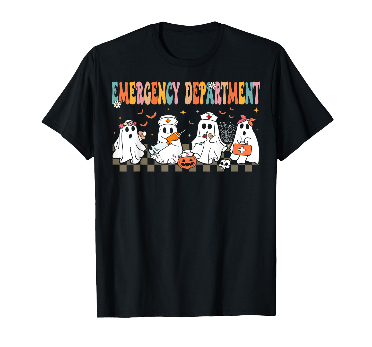 Cute Emergency Department Funny ER Nurse Halloween T-Shirt