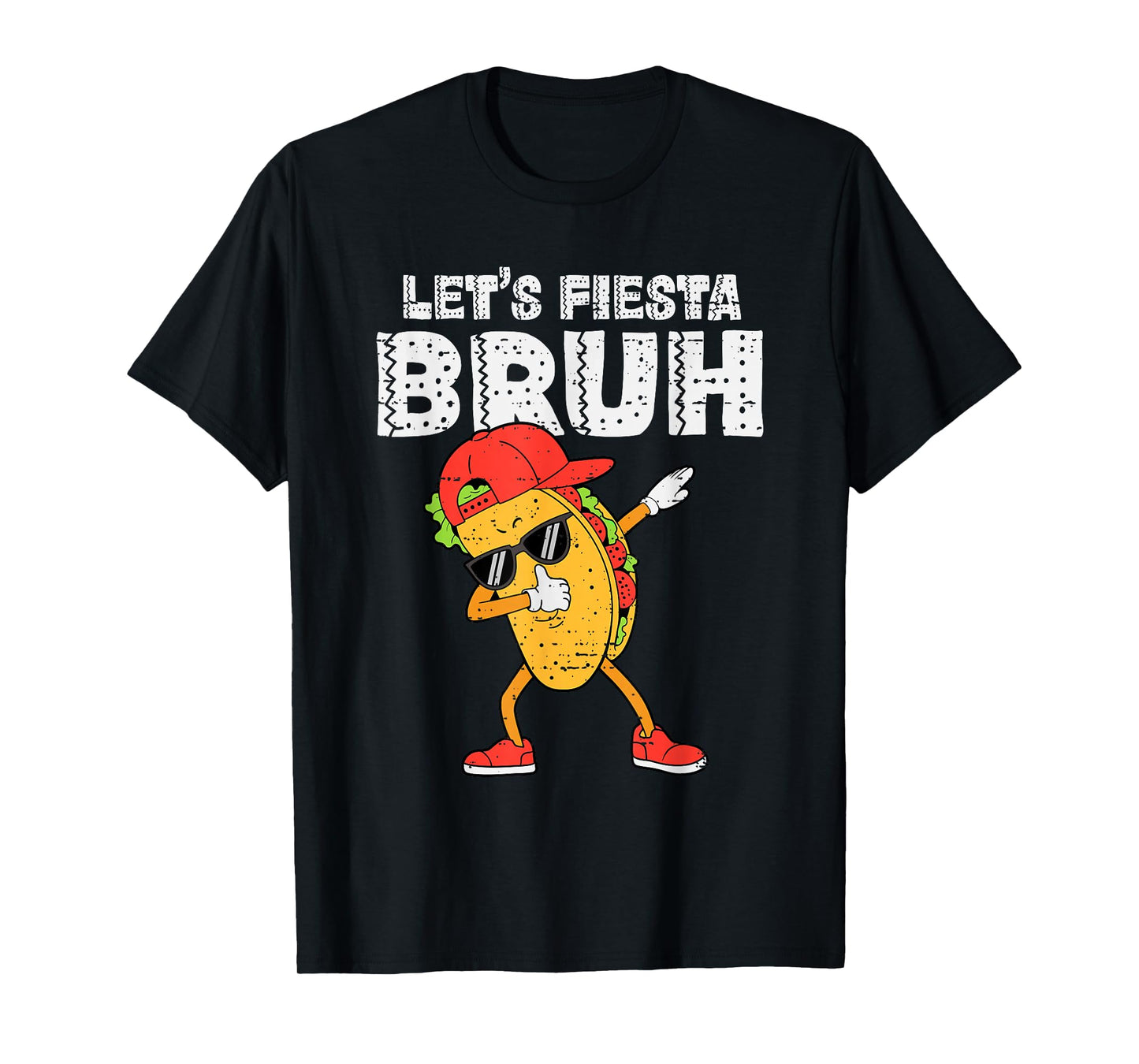 Dabbing Tacos Bruh Cinco De Mayo Fiesta Mexican Boy Teen Kid T-Shirt