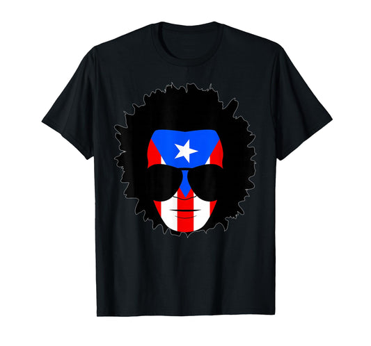afro boricua afro latino afro puerto rico shirt T-Shirt