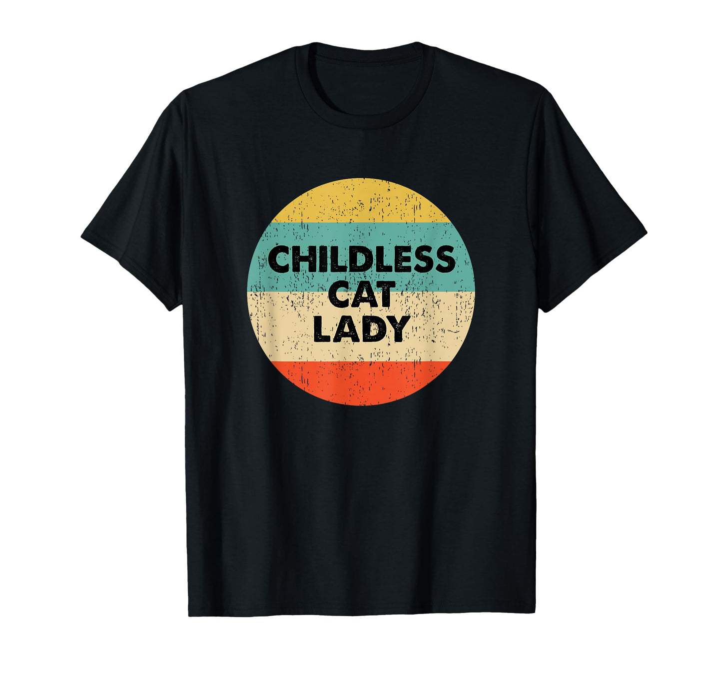 Vintage Childless Cat Lady T-Shirt