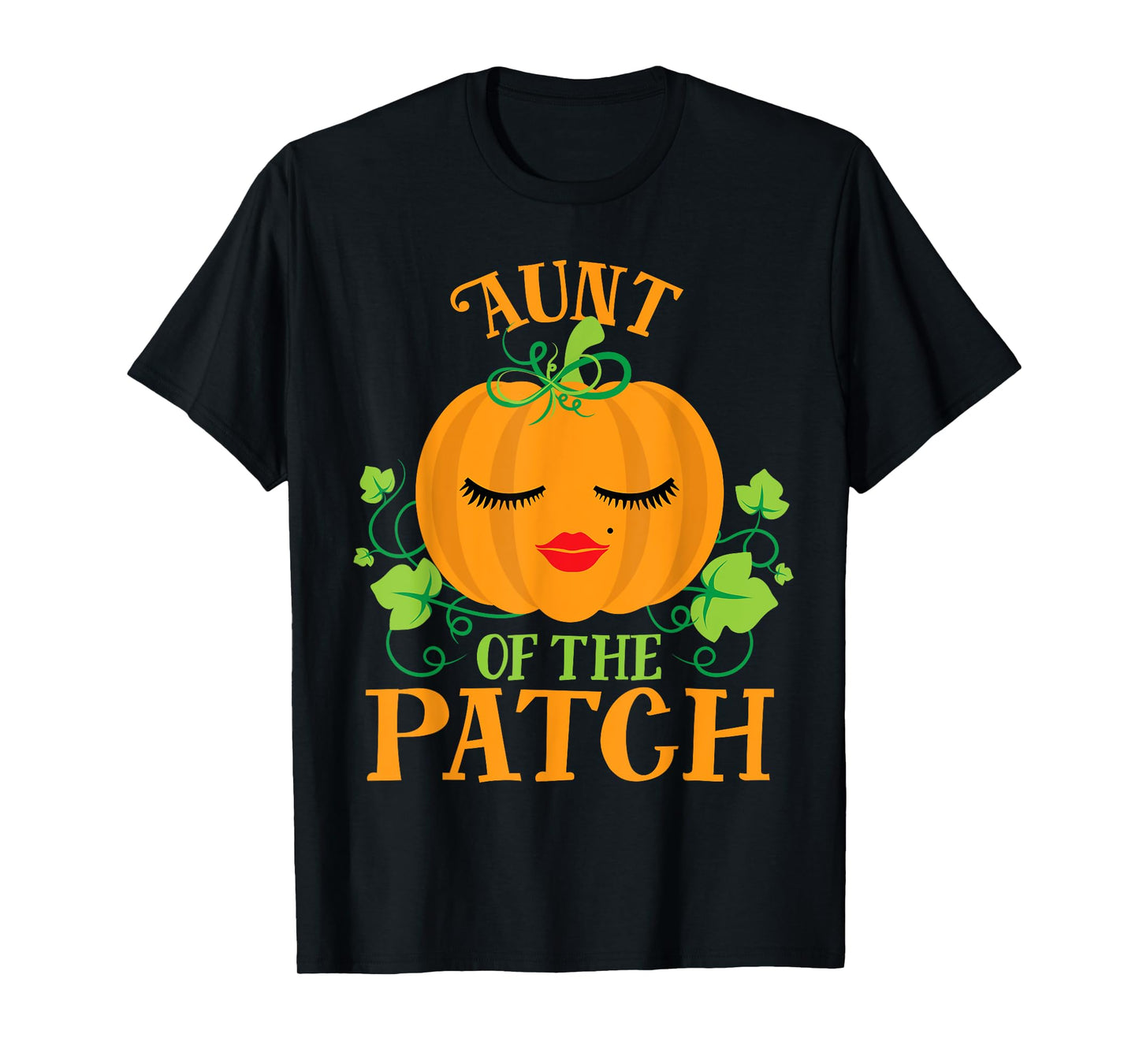 Aunt Pumpkin of the Patch Sassy Matching Family Halloween T-Shirt