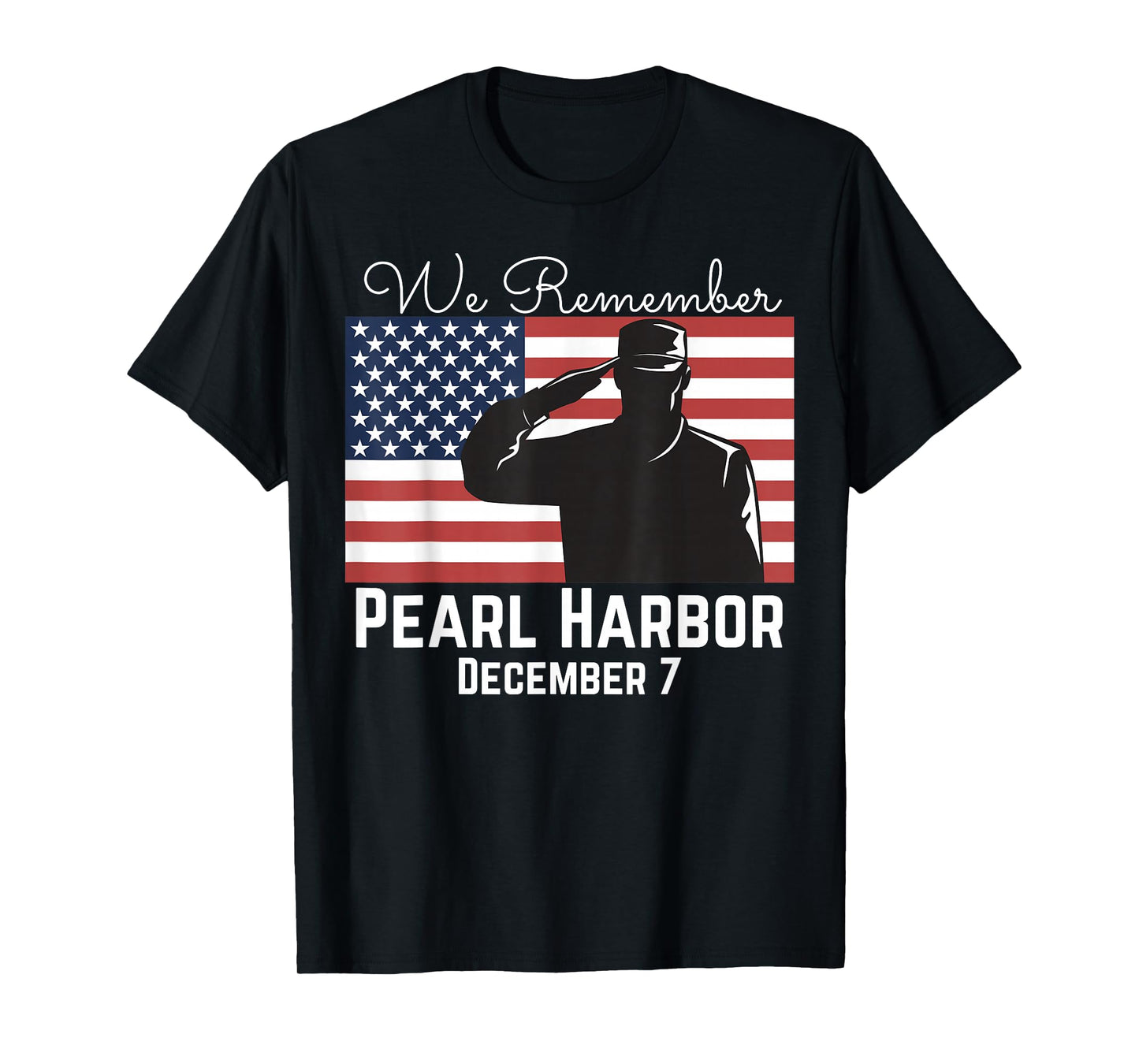 "We Remember Pearl Harbor" American WWII Pearl Harbor Tee T-Shirt