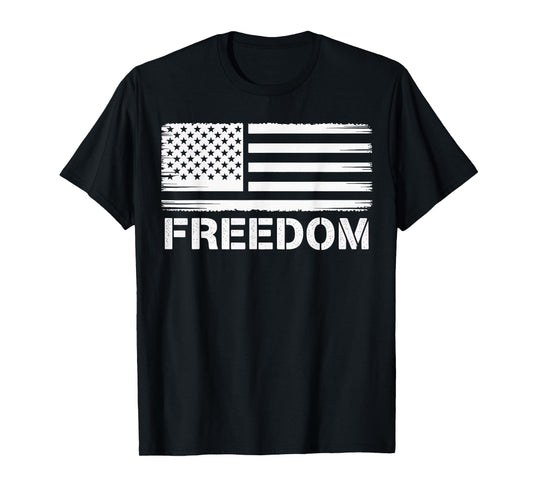 Freedom Vintage America Flag T-Shirt