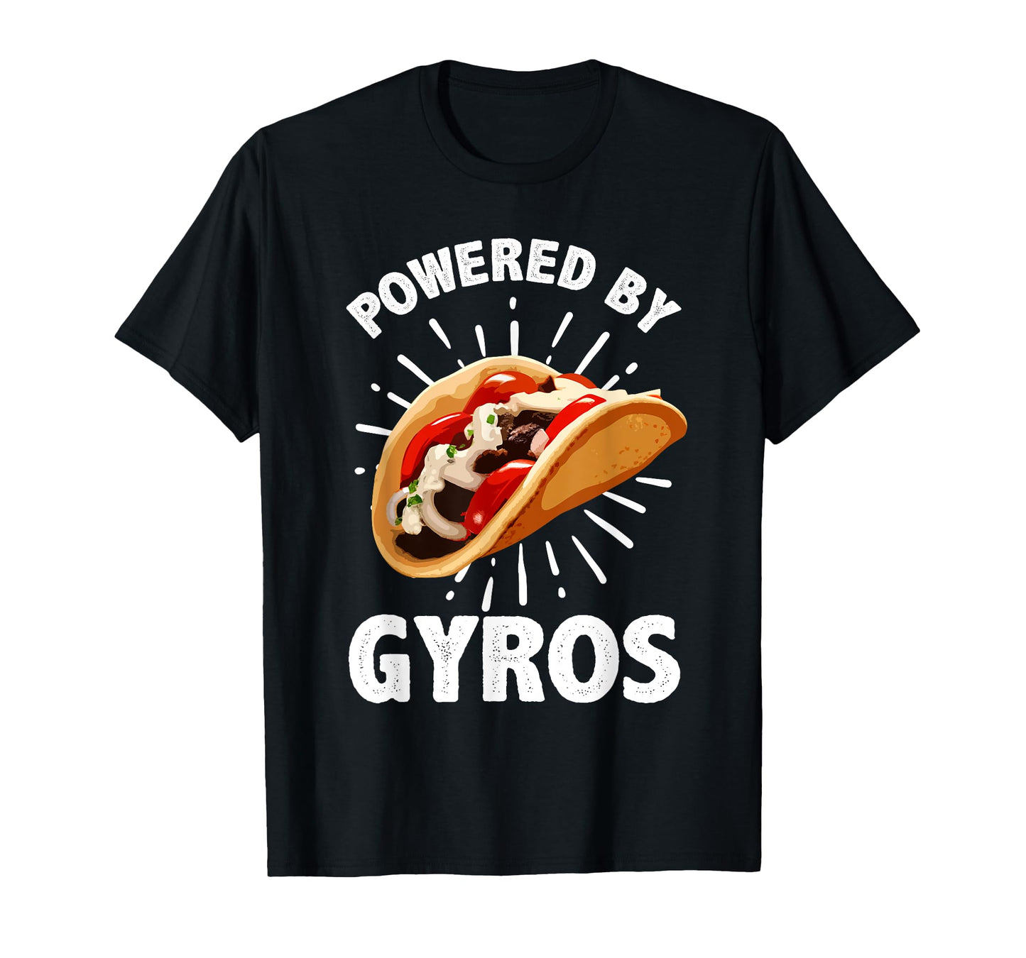Cool Gyro For Men Women Gyros Greek Food Kebab Meat Lovers T-Shirt