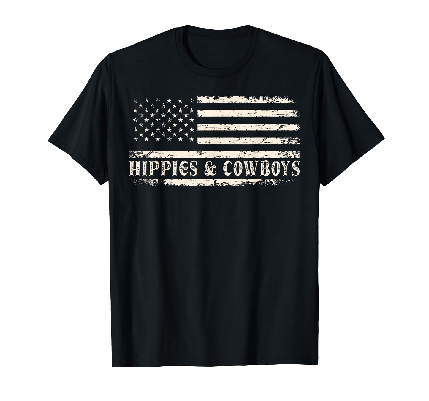 Raisin Hell with The Hippies and Cowboys Country T-Shirt