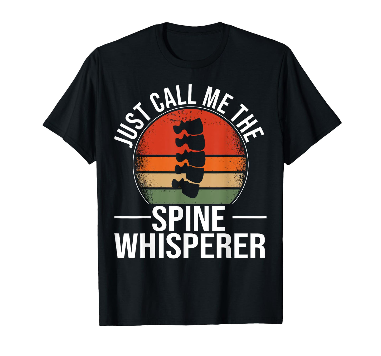 Chiropractor Vintage Muscle Retro Call me Spine Whisperer T-Shirt