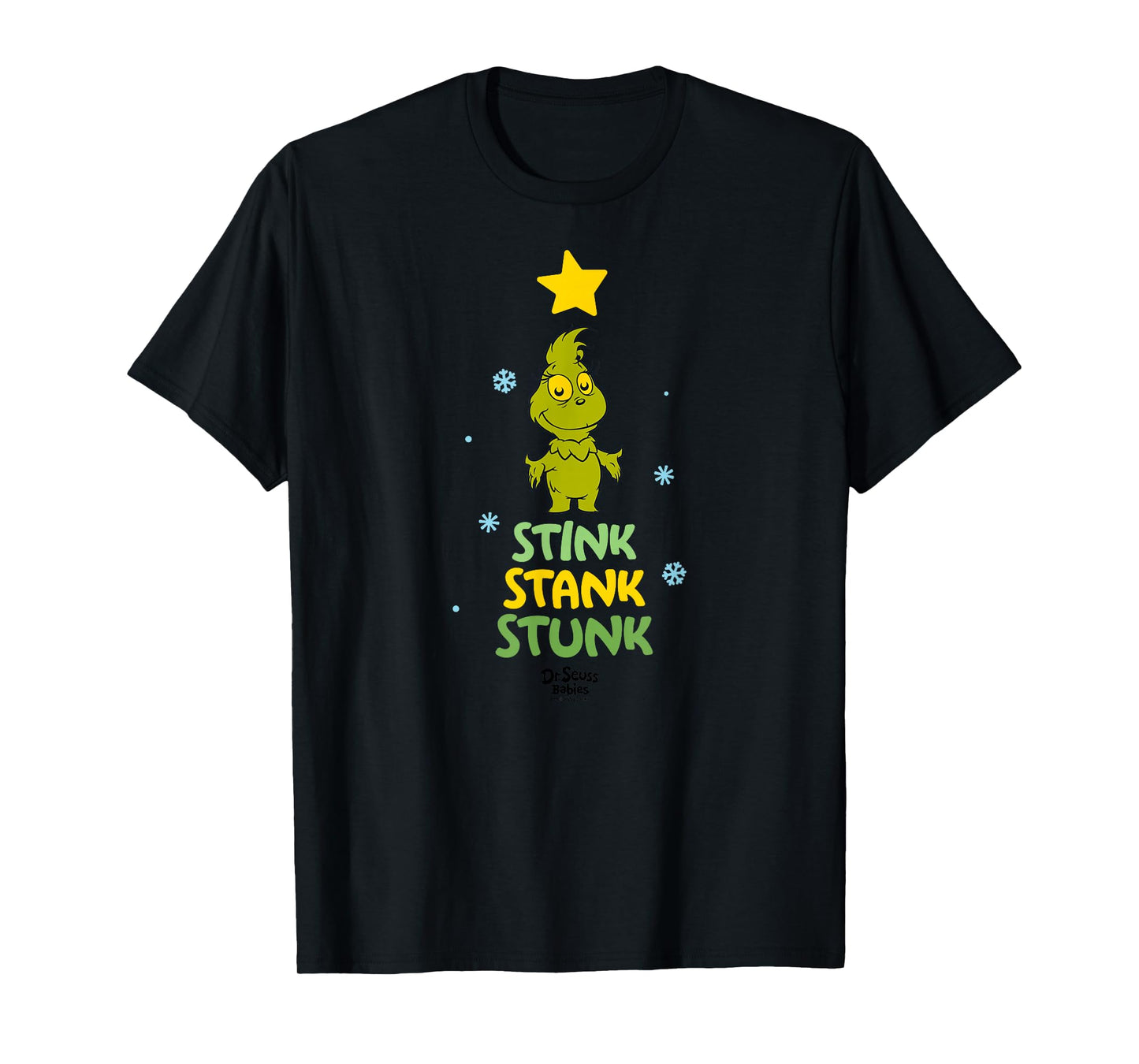 Dr.Seuss Baby Grinch Stink Stank Stunk Officially Licensed T-Shirt