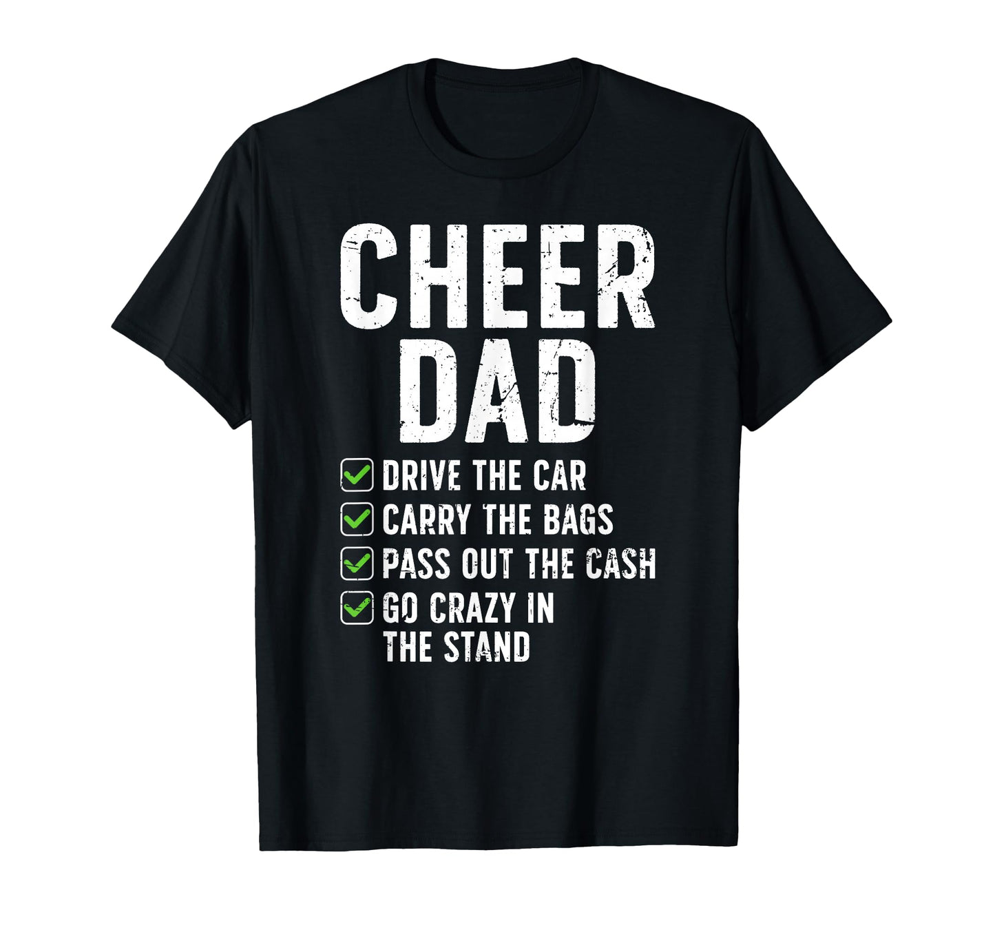 Cheer Dad Funny Cheerleading Dad of A Cheerleader Dad T-Shirt