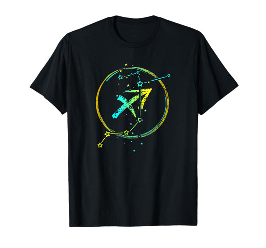 Sagittarius zodiac sign of horoscope in constellation T-Shirt