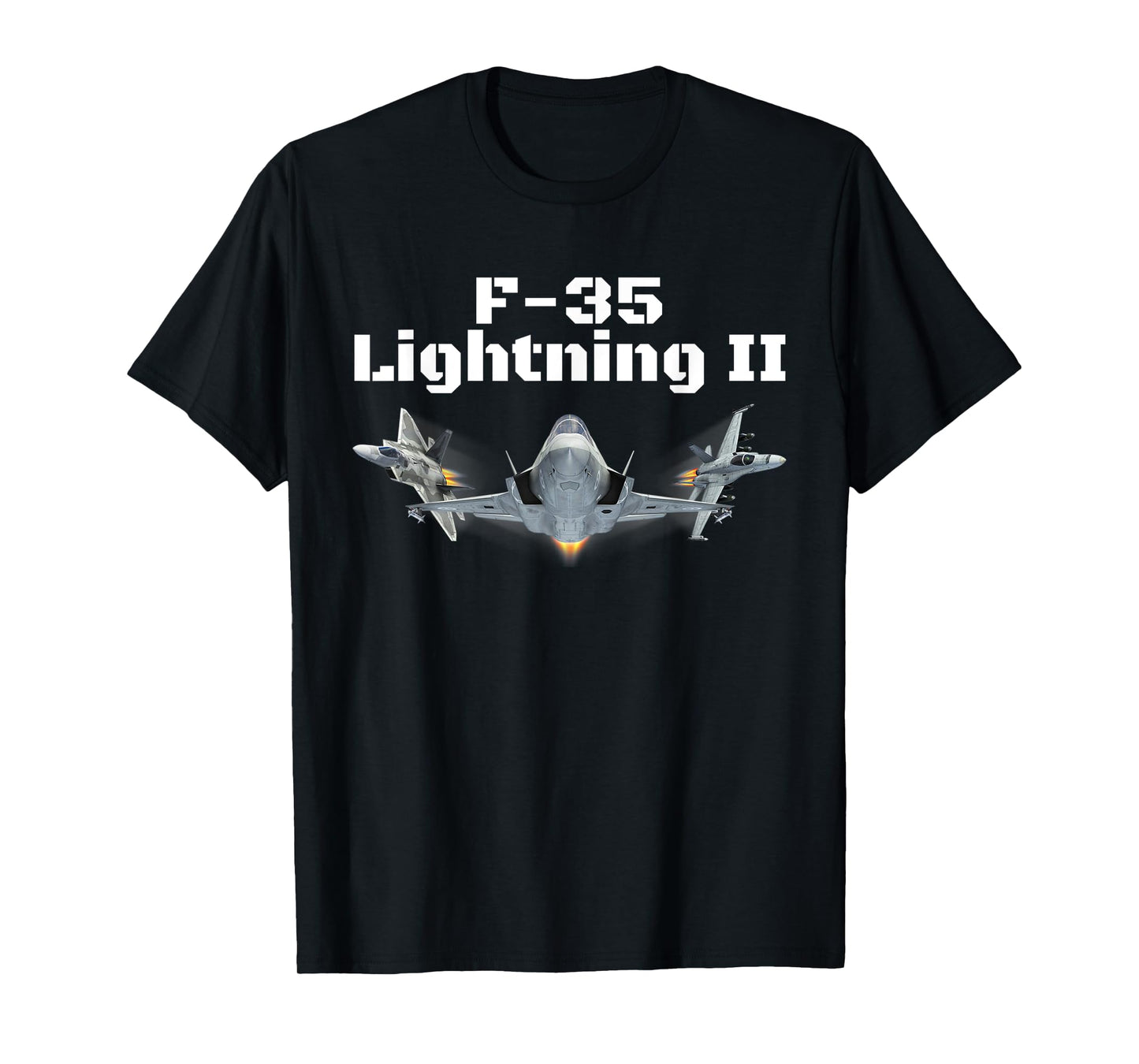 A great F-35 Lightning II Aviation t-shirt.