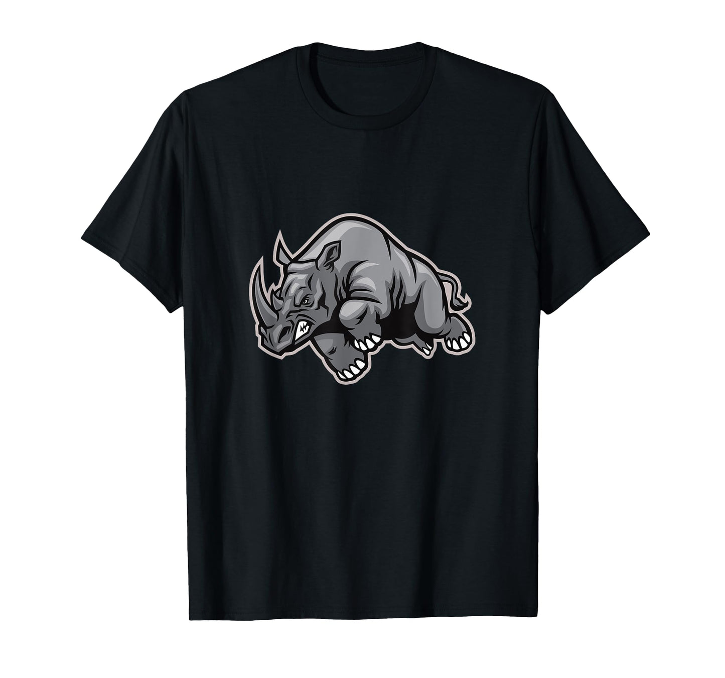 Charging Rhino T-Shirt Chubby Rhinoceros Tshirts For Men Tee T-Shirt