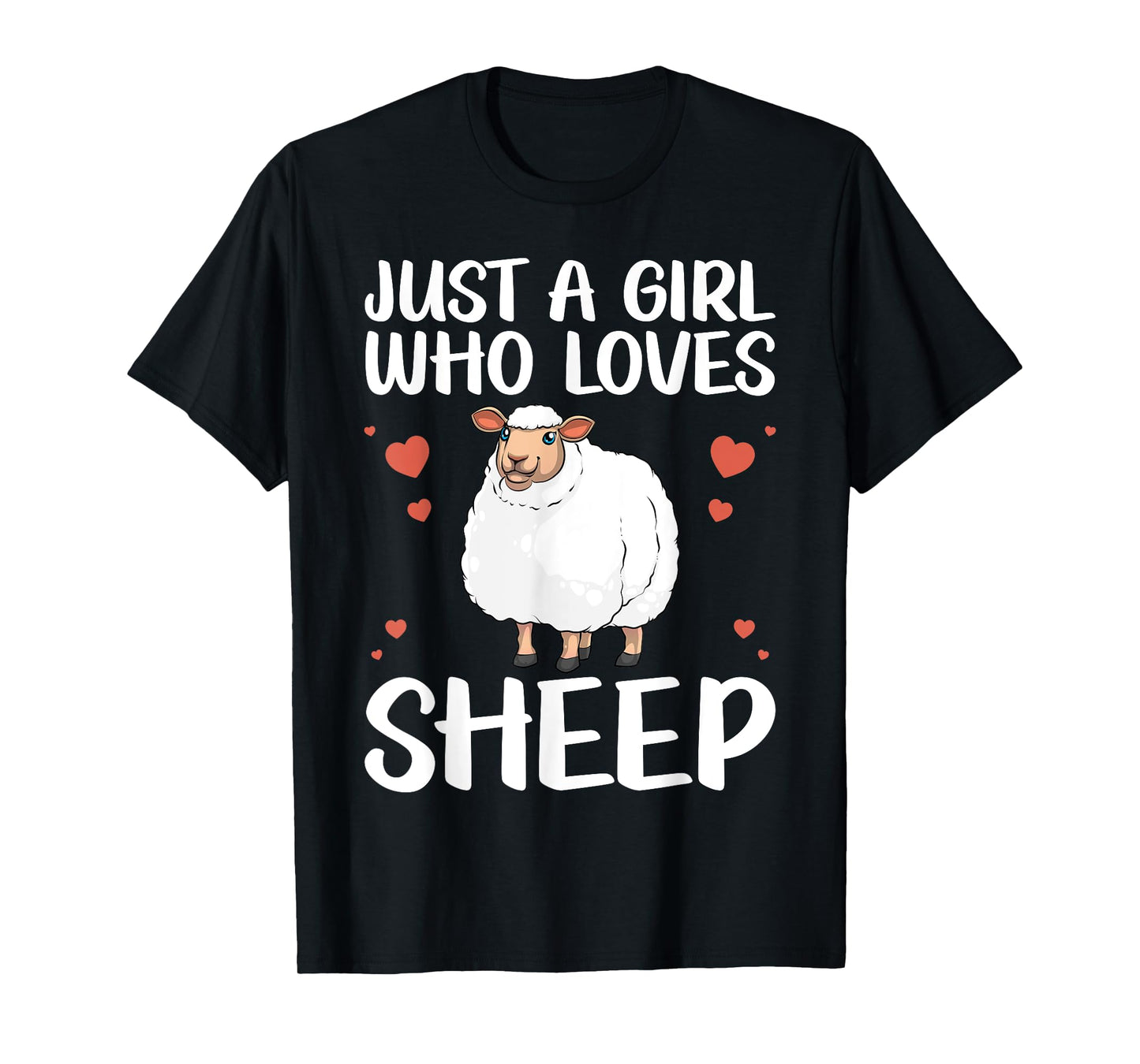 Cool Sheep For Women Girls Kids Love Lamb Sheep Lover Farmer T-Shirt