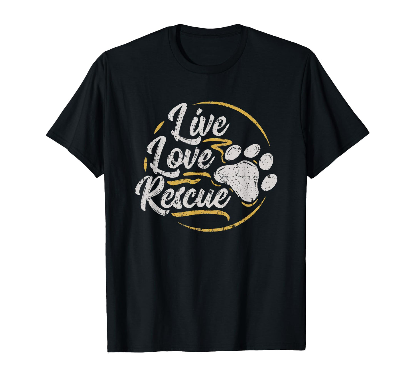 Live Love Rescue - Dog Lover Adopt a Dog Adoption T-Shirt T-Shirt