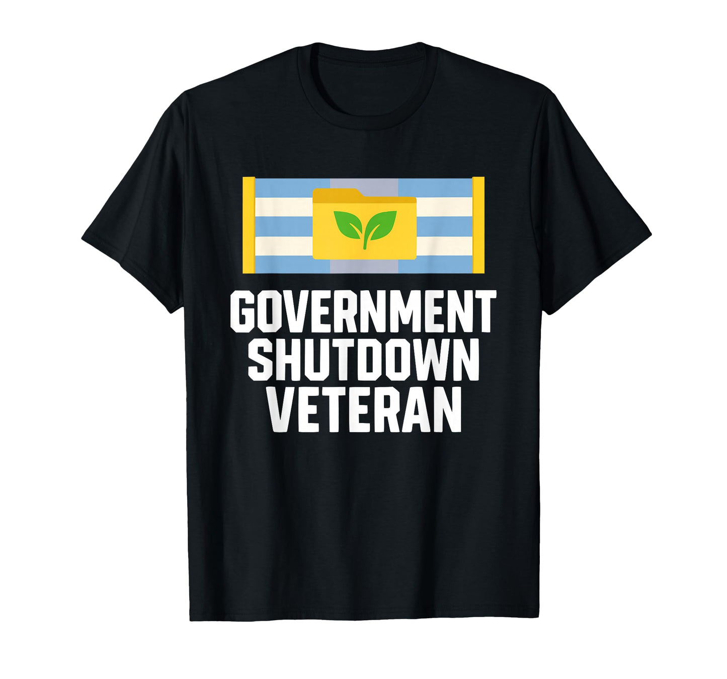 Retro Vintage Government Shutdown Veteran T-Shirt