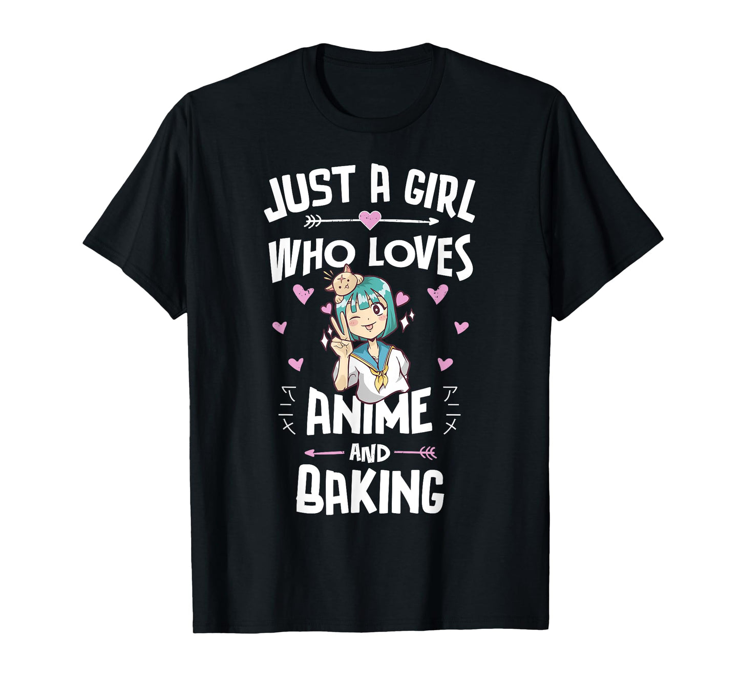 Anime And Baking Gifts for Daughter and Girls T-Shirt