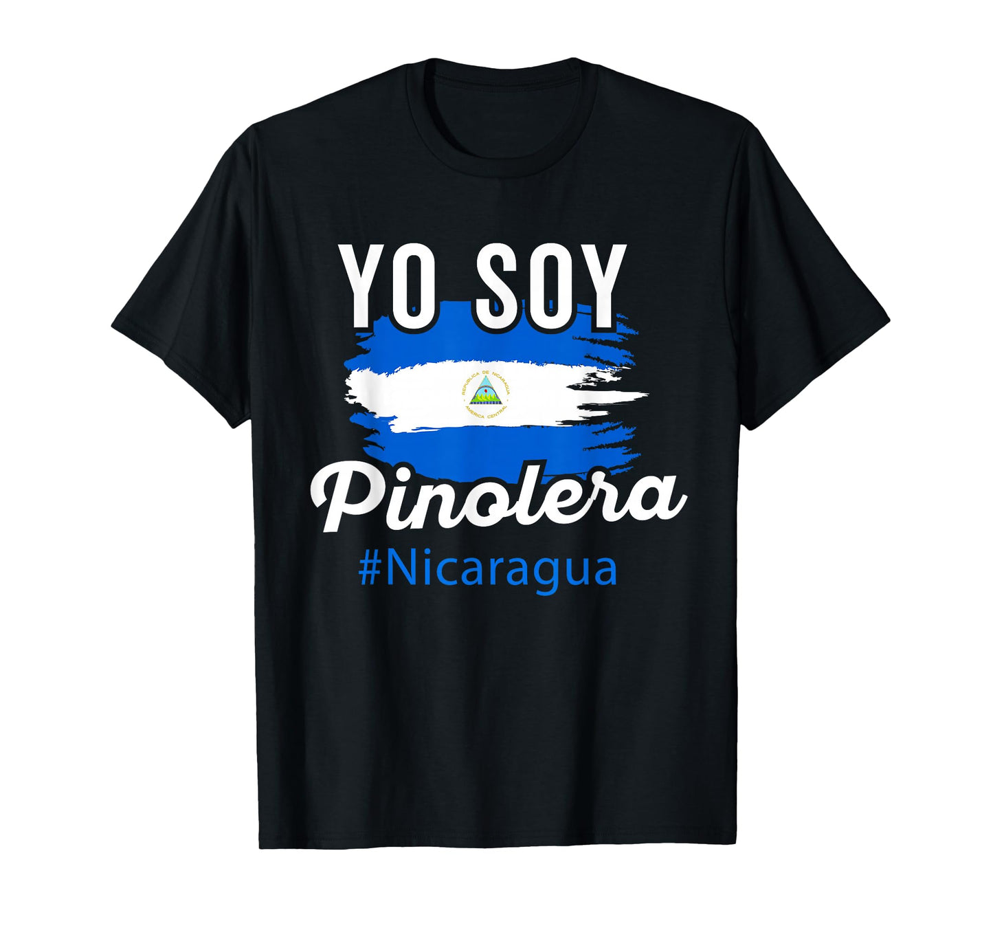 Nicaragua Flag Camiseta Nicaraguan Women Mujer Pinolera T-Shirt