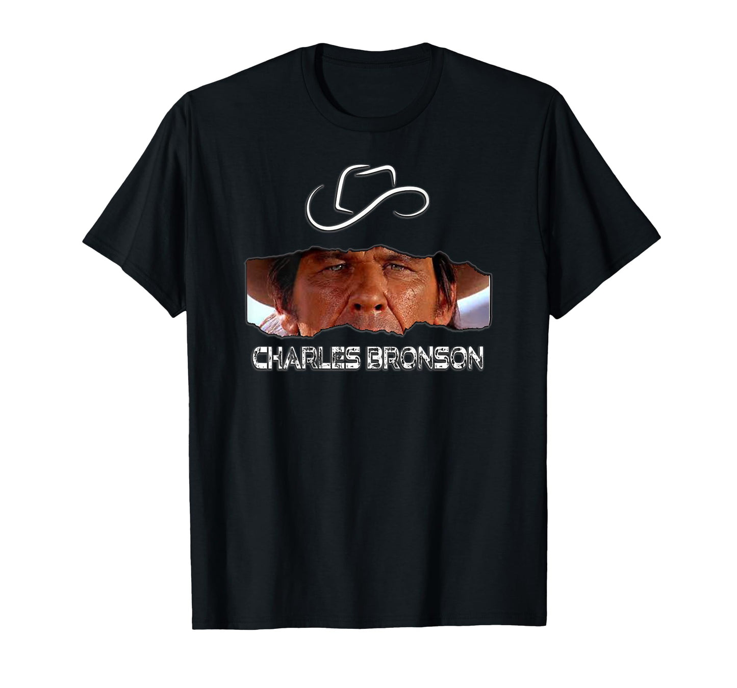 Charles Bronson_001_Back Printed T-Shirt