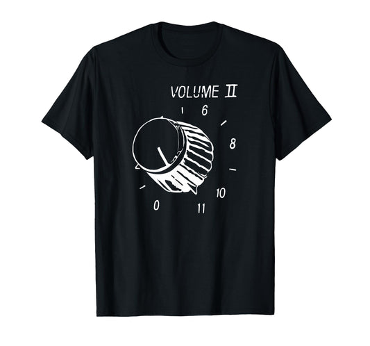 Master Volume Knob Goes to Eleven 11 80s Vintage Rock n roll T-Shirt