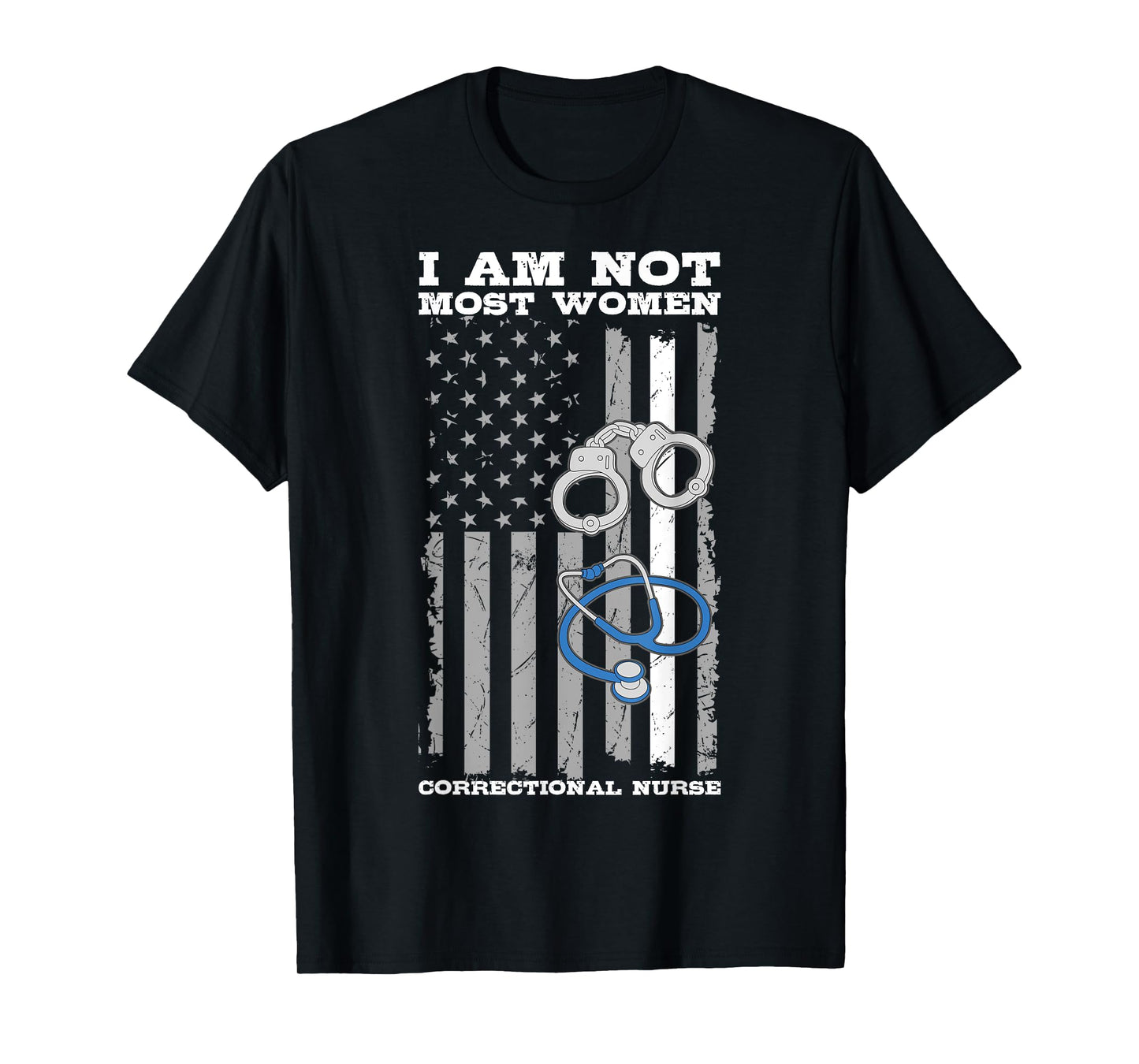 Correctional Nurse USA Flag RN Forensic Nursing 4th Of July T-Shirt
