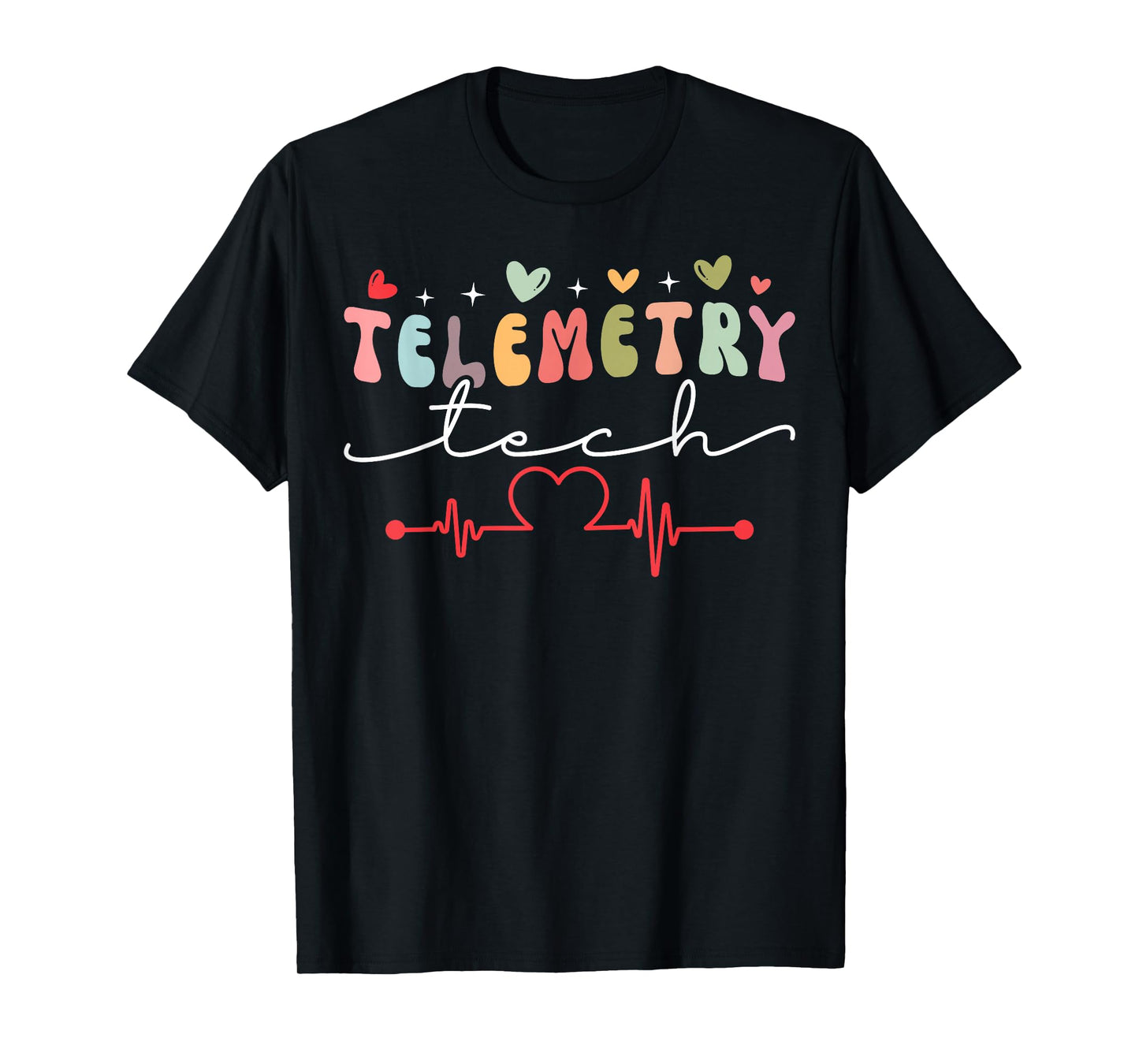 Cute Telemetry Tech Heart T-Shirt