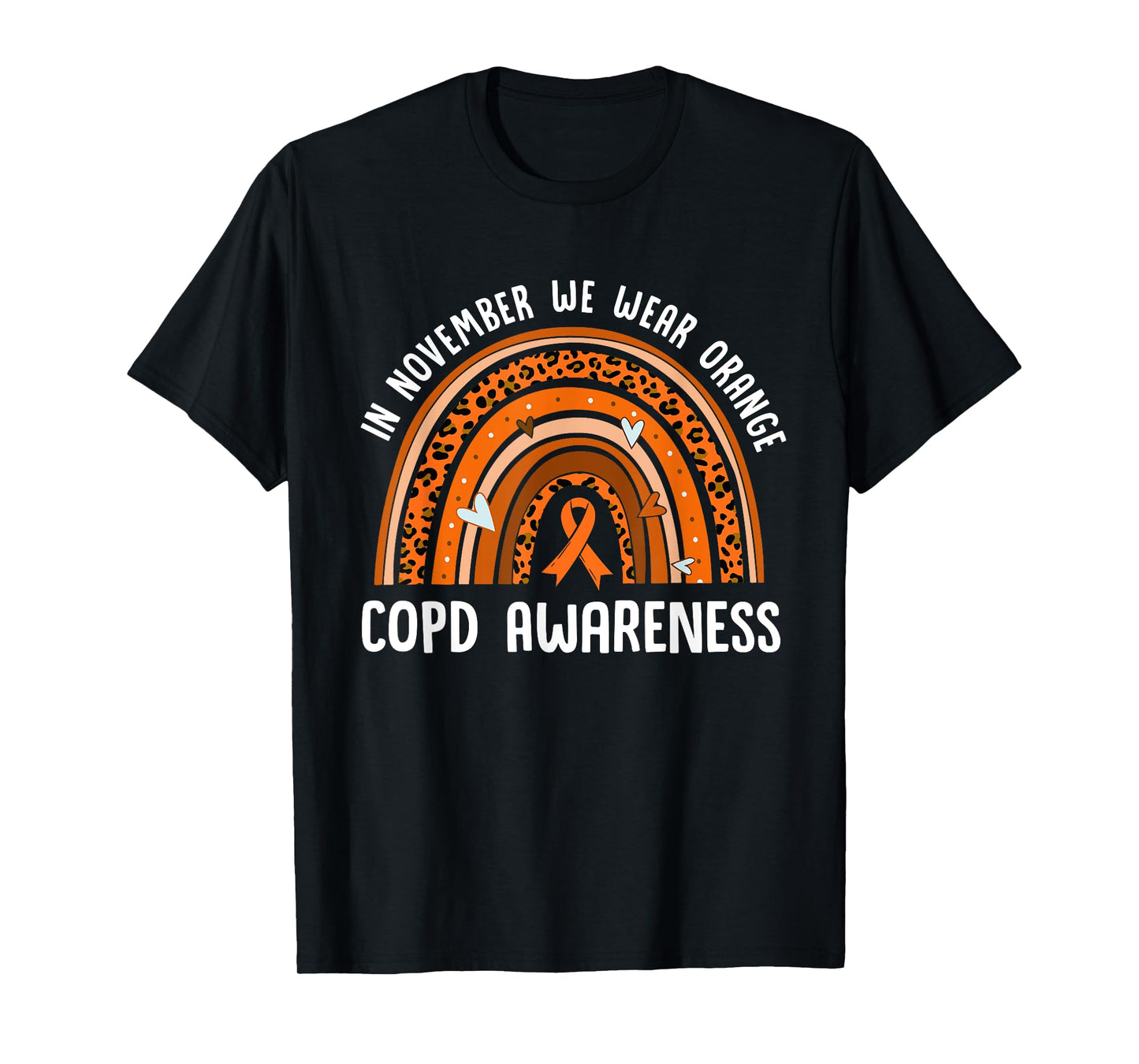 COPD Rainbow Chronic Obstructive Pulmonary Disease Awareness T-Shirt