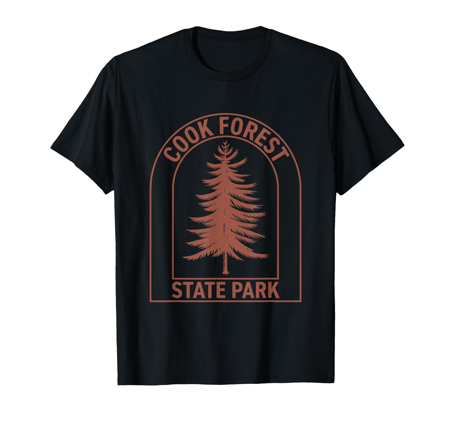 Cook Forest State Park Pennsylvania Vintage Tree T-Shirt