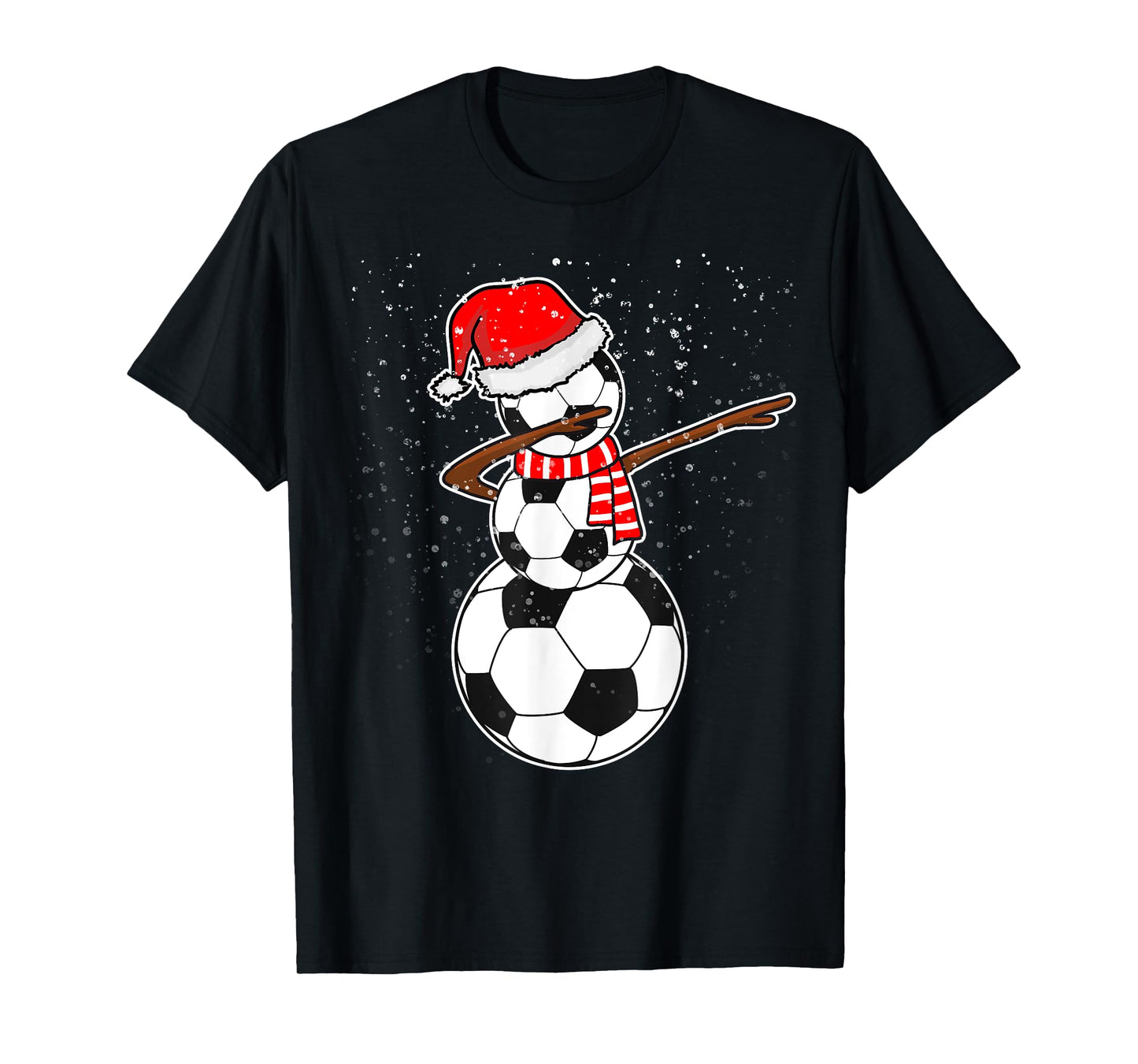 Dabbing Snowman Soccer Shirt T-Shirt