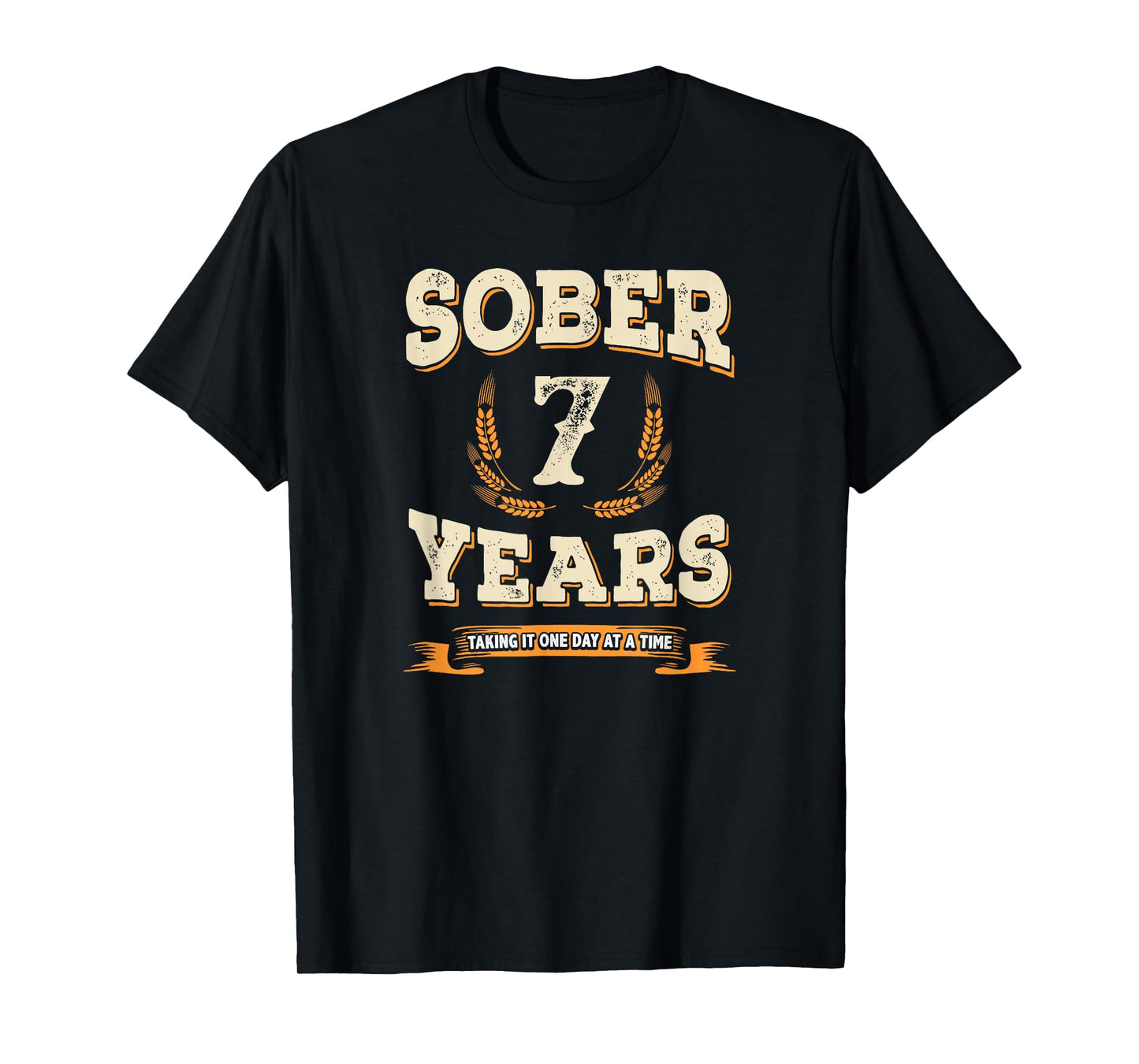 Clean and Sober Anniversary Gifts 7 Years Sobriety Shirt
