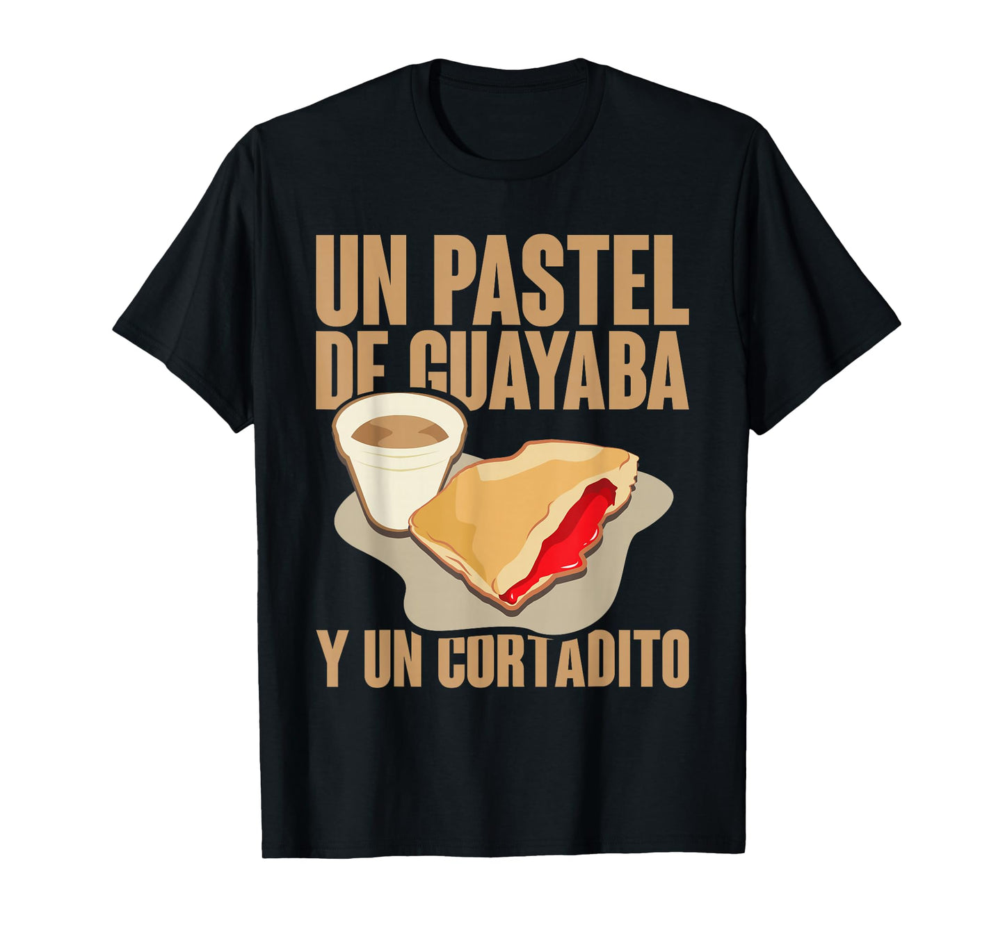 Funny Cuban Coffee Guayaba Guava Breakfast T Shirt T-Shirt