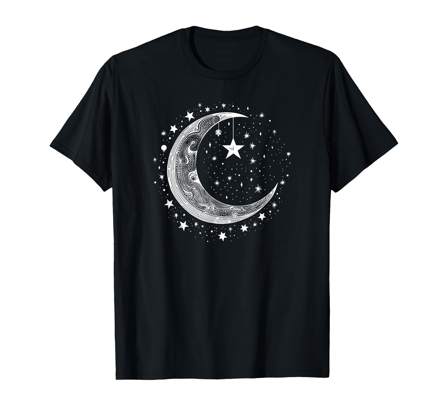 Galaxy Night Sky Moon Lunar Stars Love T-Shirt