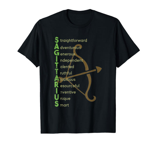 Horoscope Zodiac Sign Sagittarius T-Shirt