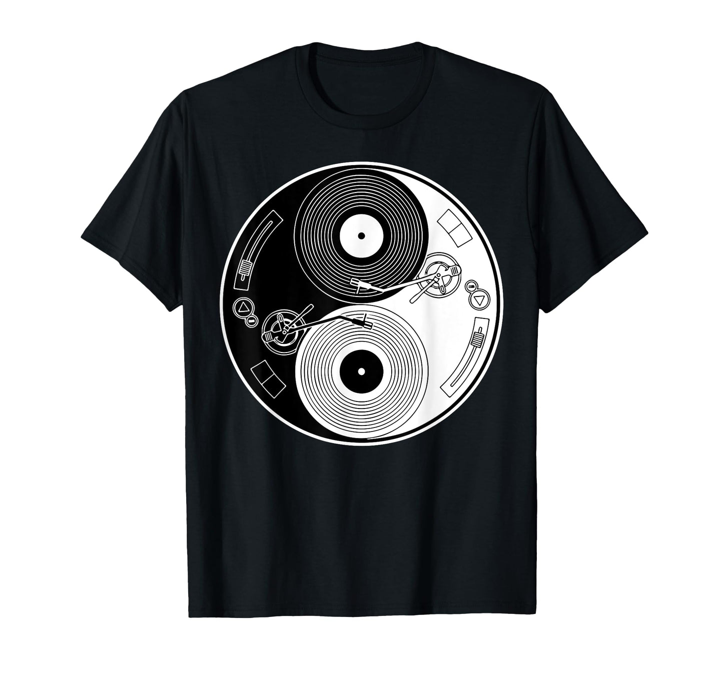 Yin Yang Vinyl Record T-Shirt