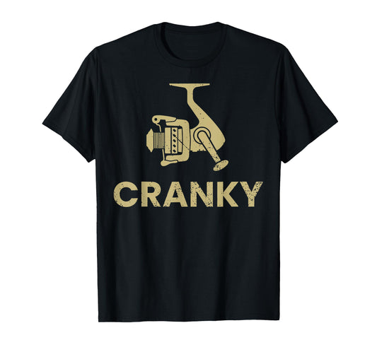 Crankbait Fishing Lure - Cranky Fishing T-Shirt