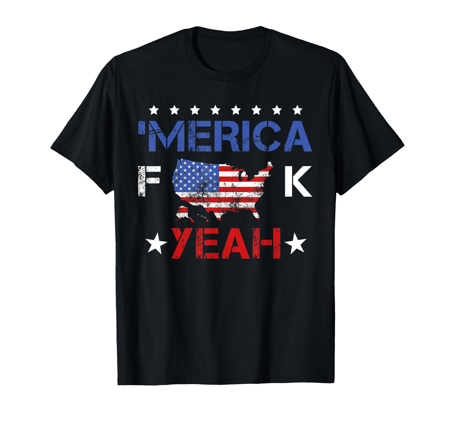 4th ofJuly America Fuck Yeah Funny T-Shirt