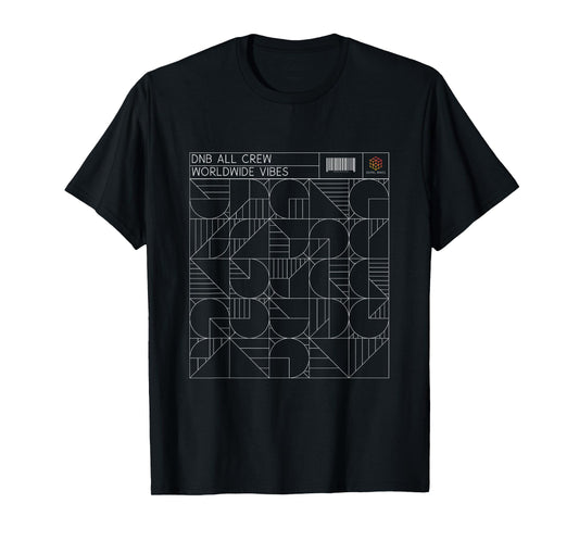 Drum and Bass Music Liquid Jungle Rave DnB 174 BPM T-Shirt