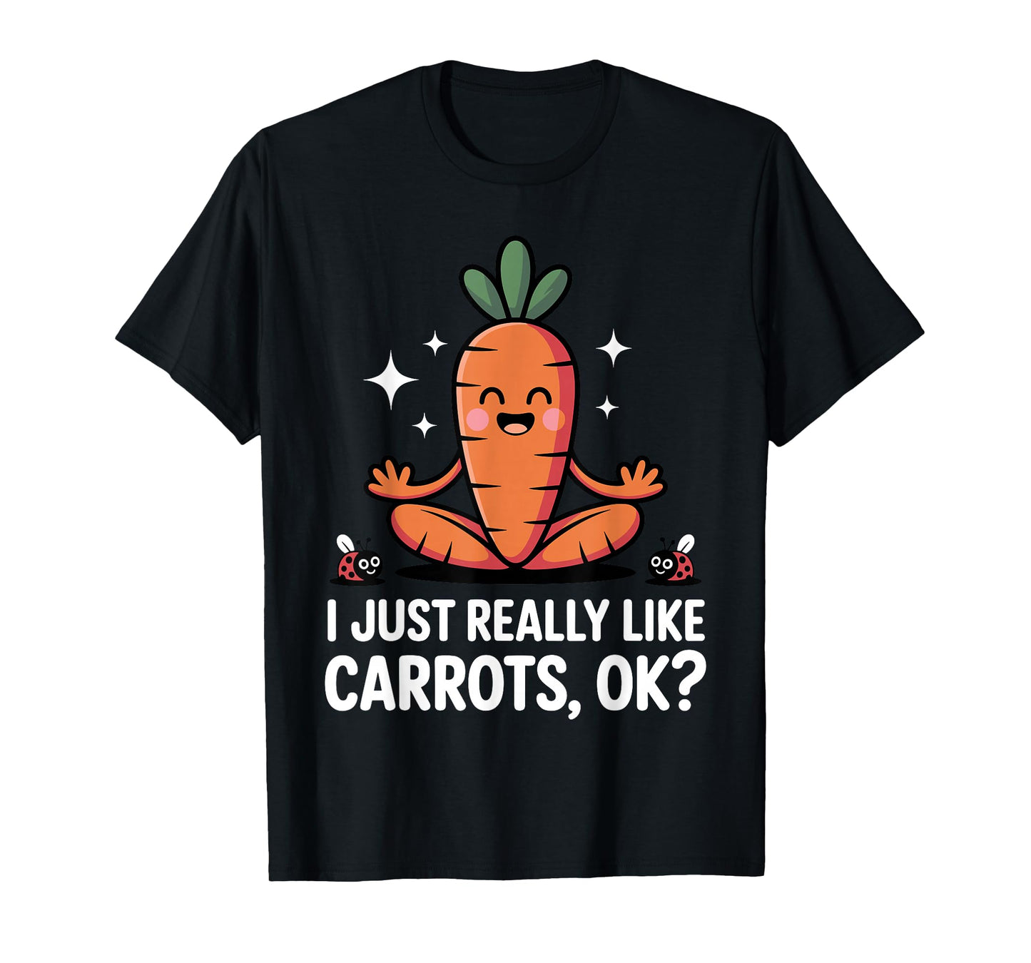 Cute Carrot Art for Men Women Kids Vegetarian Carrot Lover T-Shirt