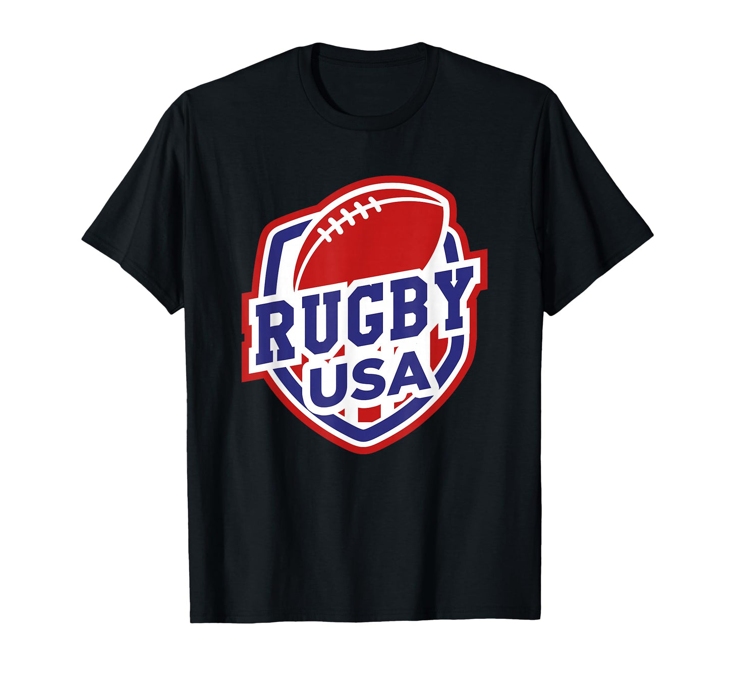 Rugby USA Support The Team Shirt Football USA Flag T-Shirt