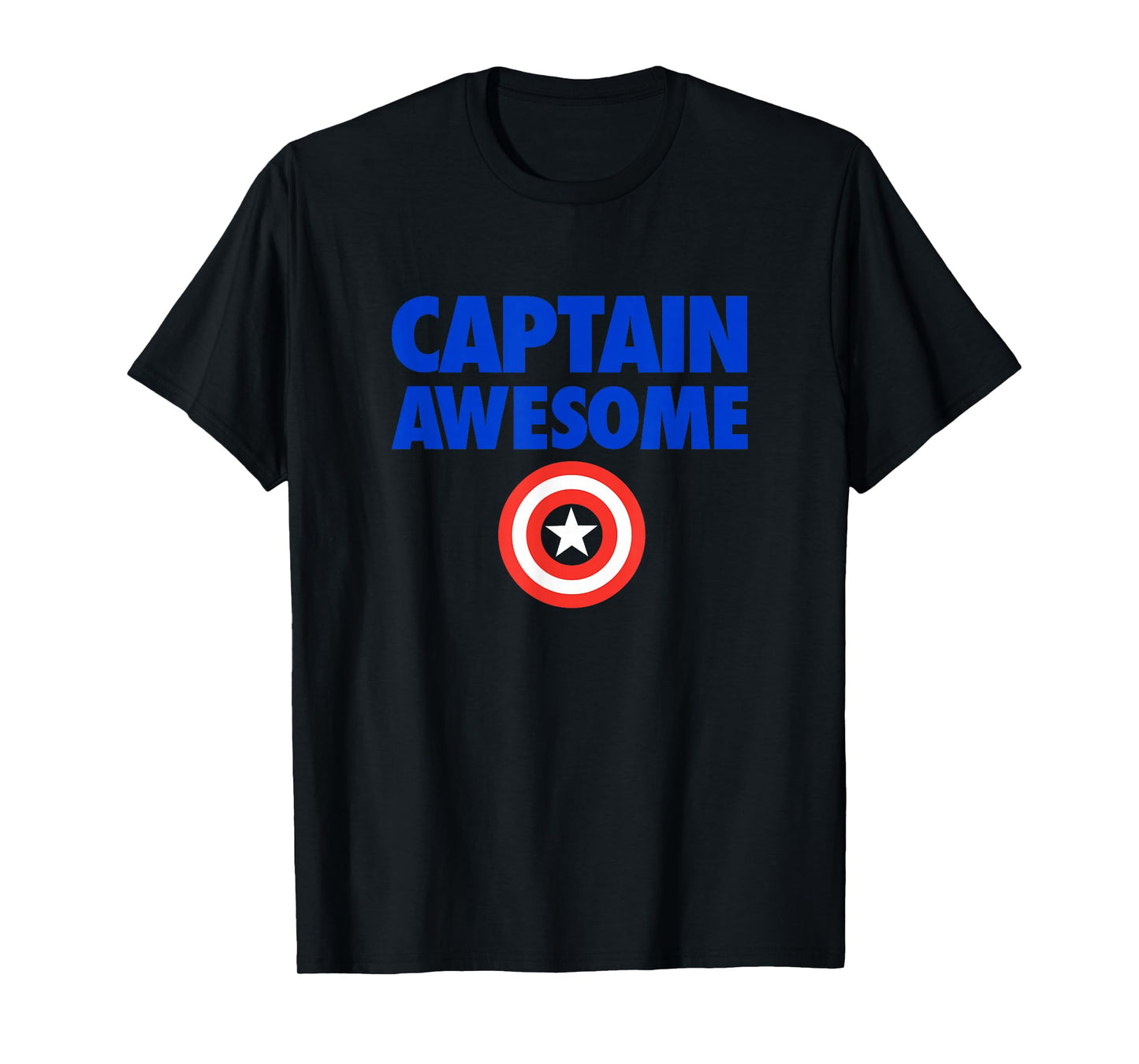 Marvel Comics Captain America Captain Awesome Shield Logo T-Shirt