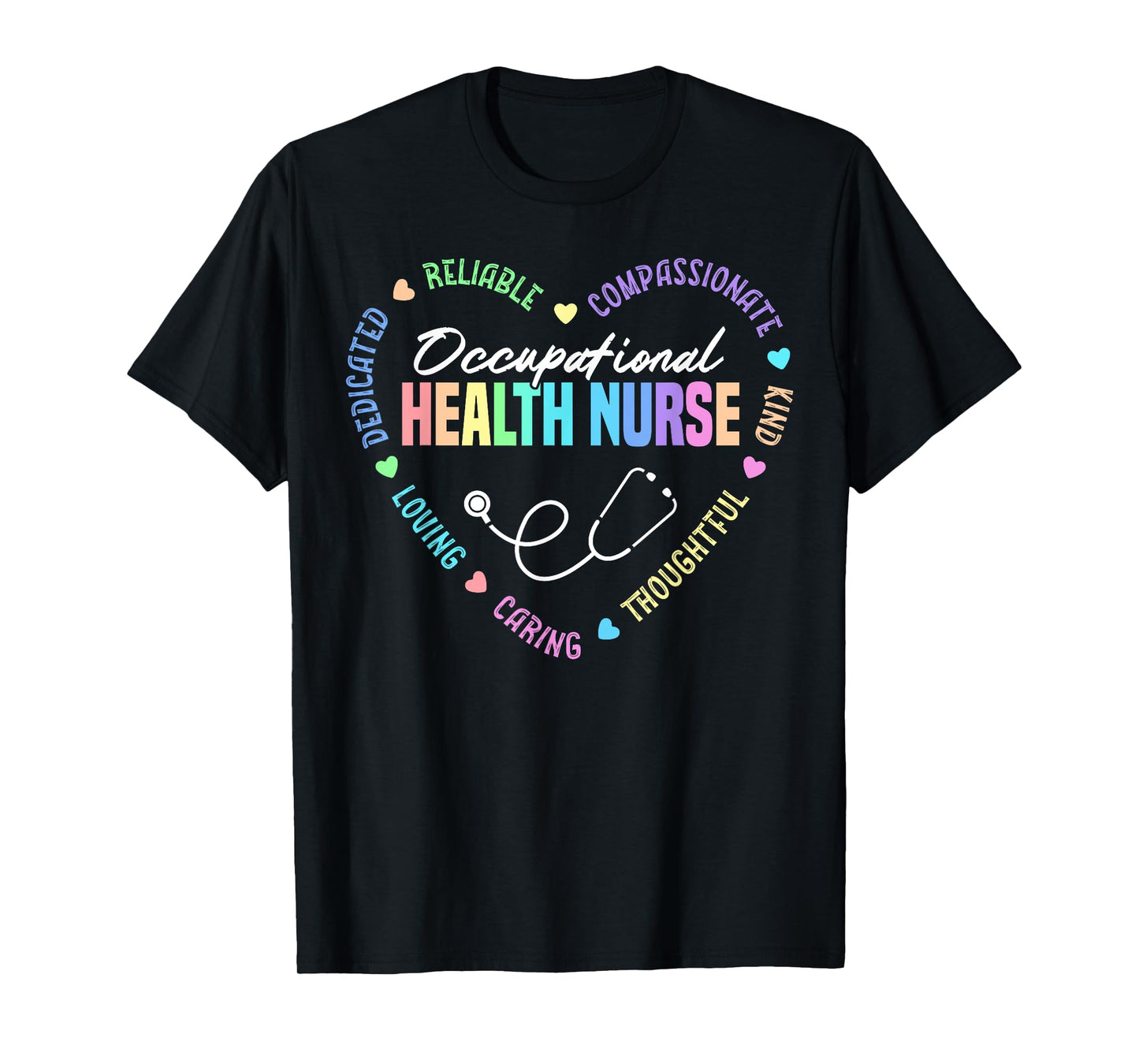 Cute Occupational Health Nurse Heart T-Shirt