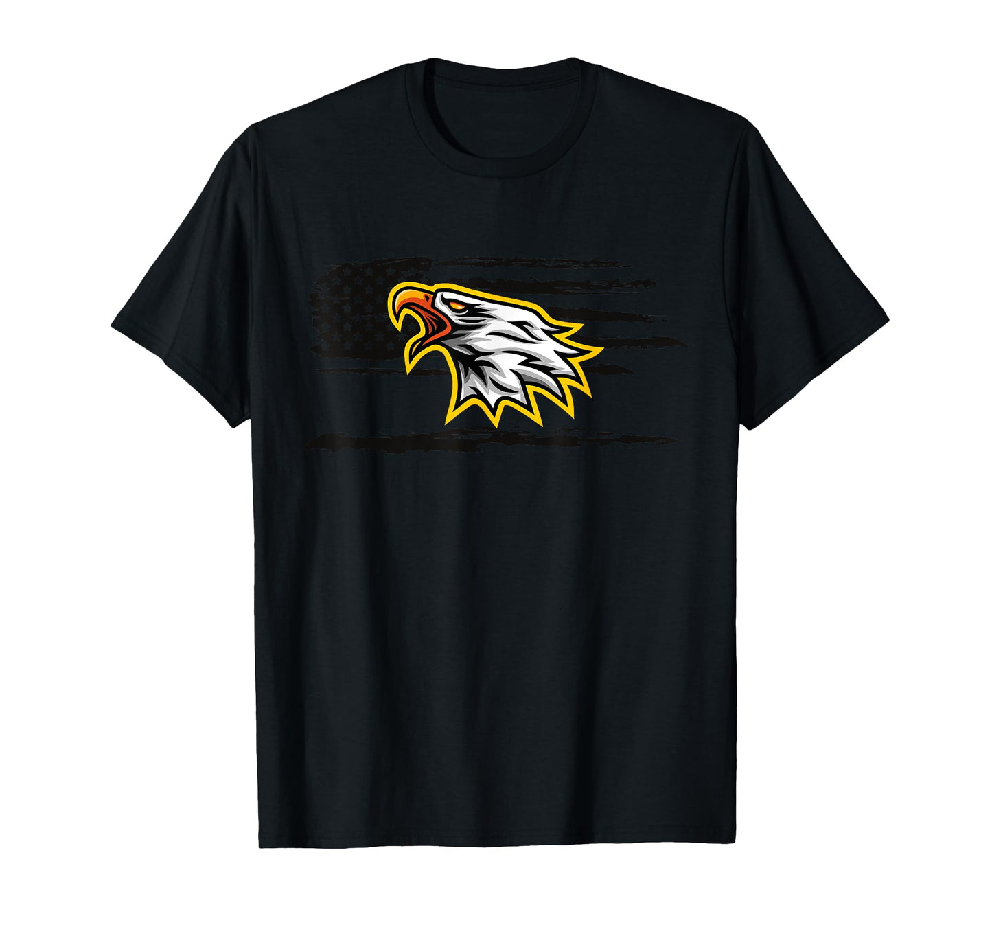 USA FLAG WITH SCREAMING EAGLE T-Shirt
