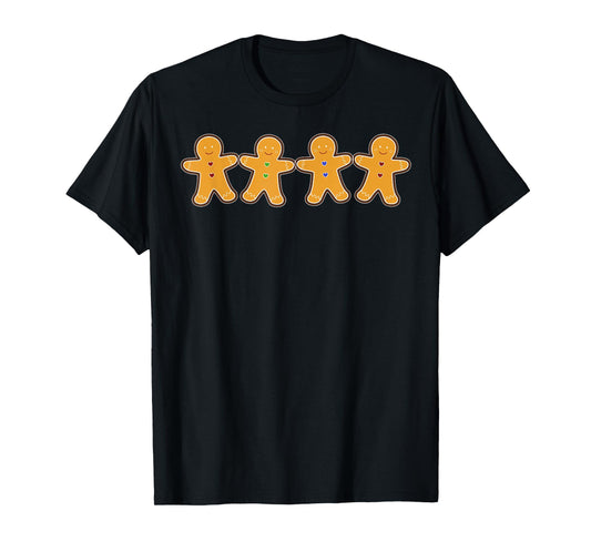 Christmas Baking Funny Gingerbread Man Women Girls Baker T-Shirt