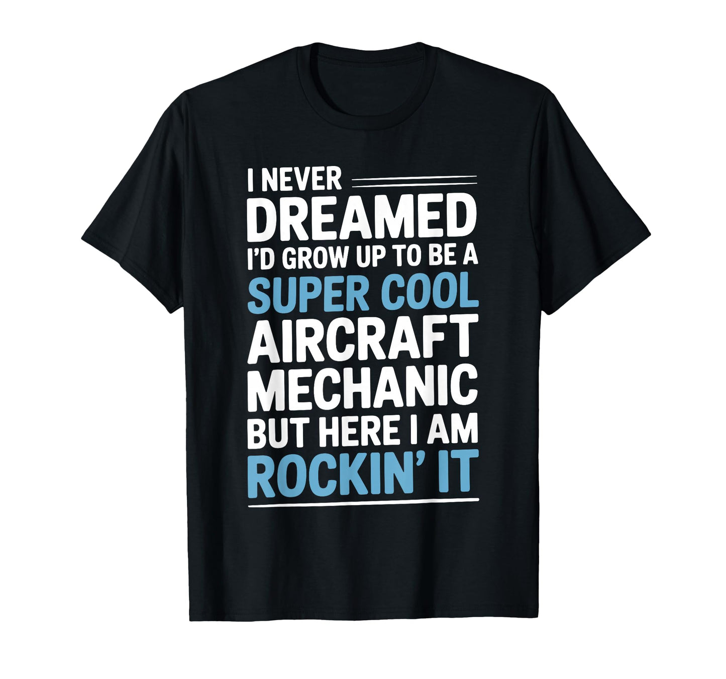 Cool Aircraft Mechanic Art for Men Women Aircraft Technician T-Shirt