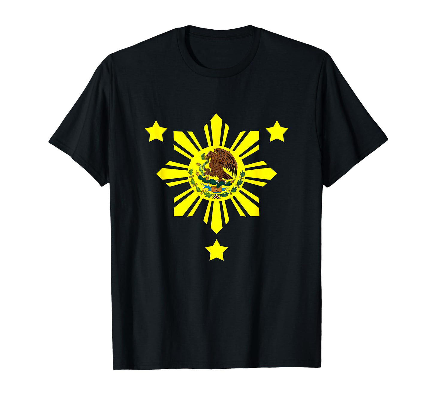 Philippines Mexico Filipino Mexipino Mexican Mixed Flag Day T-Shirt