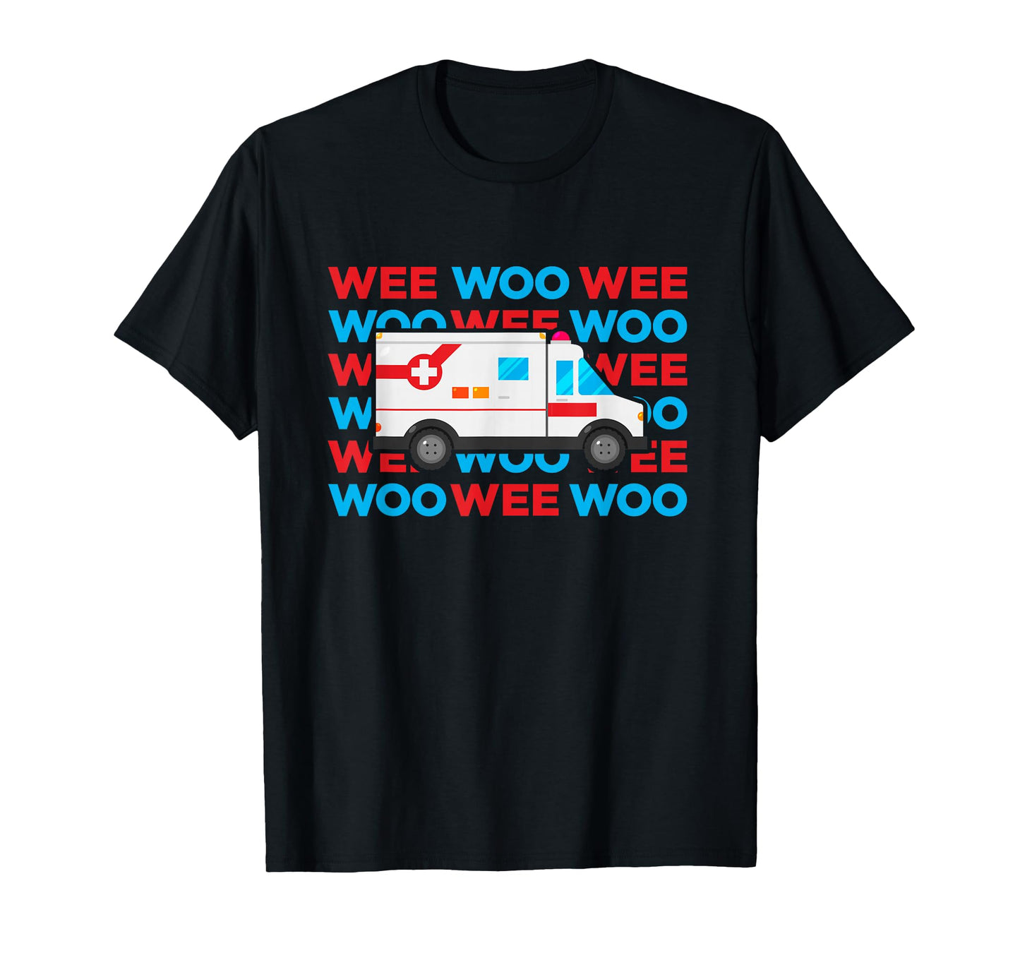 Ambulance EMT Paramedic for Kids Wee Woo Emergency T-Shirt