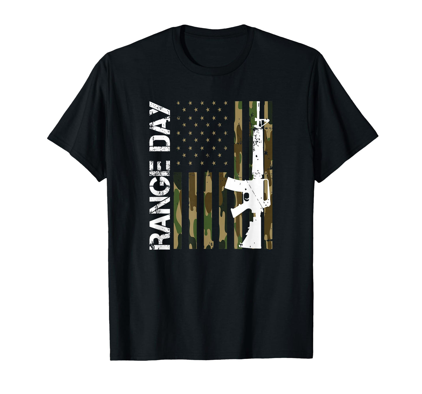 Range Day American Flag Patriotic Shooting Range T-Shirt