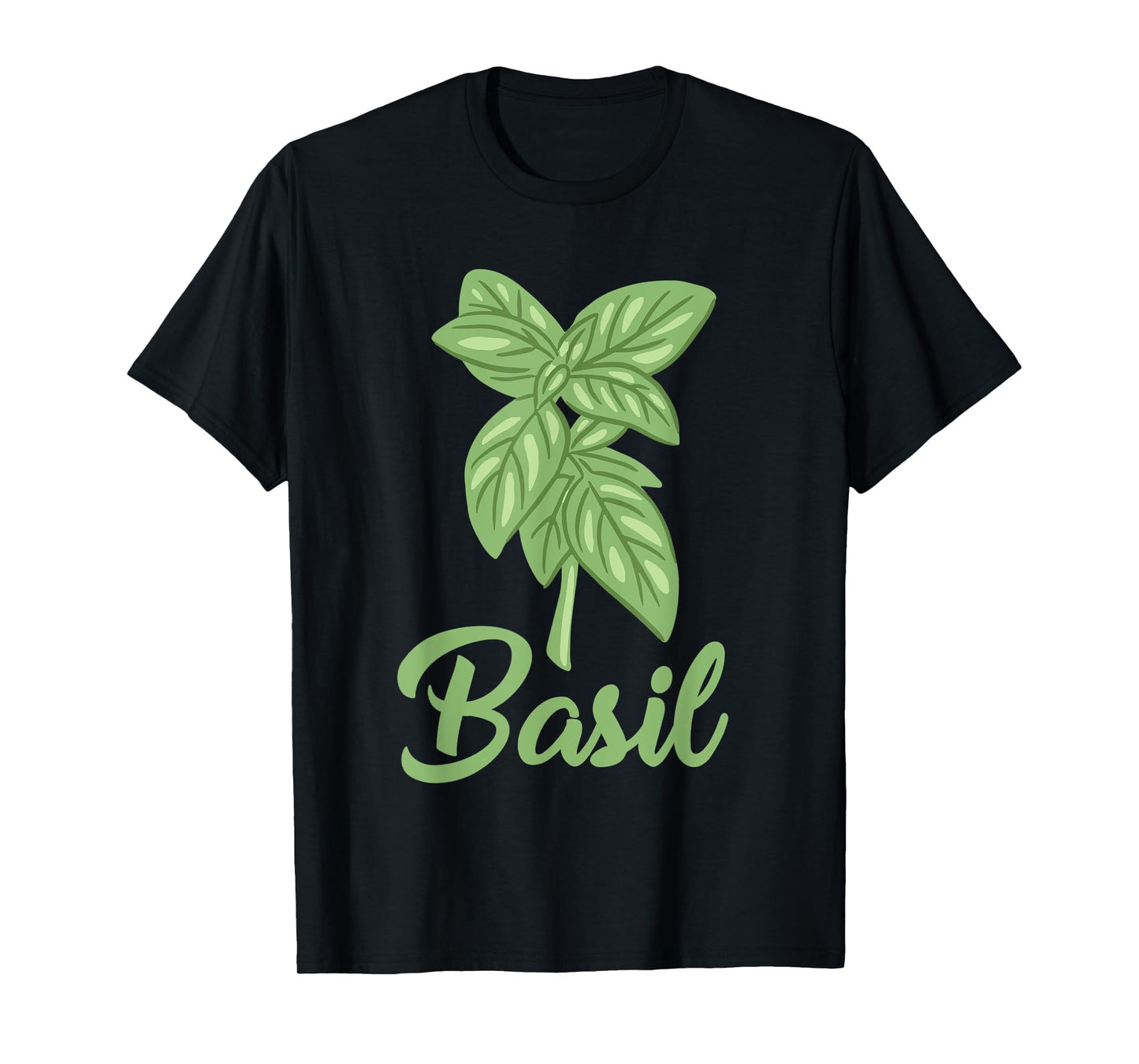 Basil Apparel Gardening Herbs Lover Basil Leaf T-Shirt